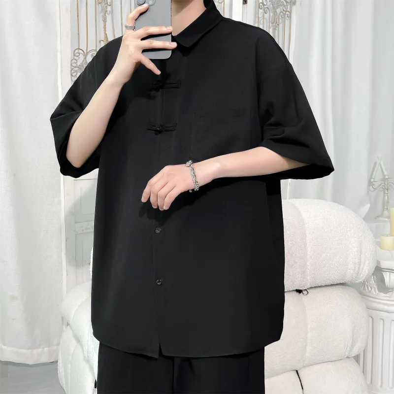 MARK WAFFLE Shirt Matching Set Unisex-8