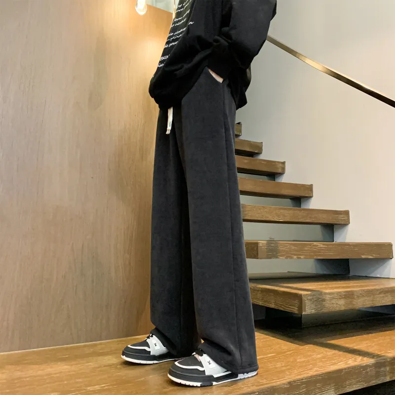 MARK WAFFLE Casual Pants Unisex-15