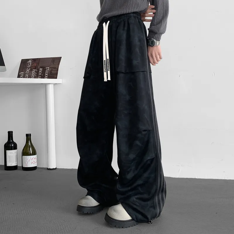 MARK WAFFLE Knitted Sweatpants Unisex-16