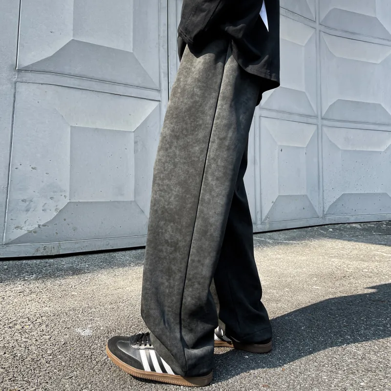 MARK WAFFLE Knitted Sports Pants Unisex-3