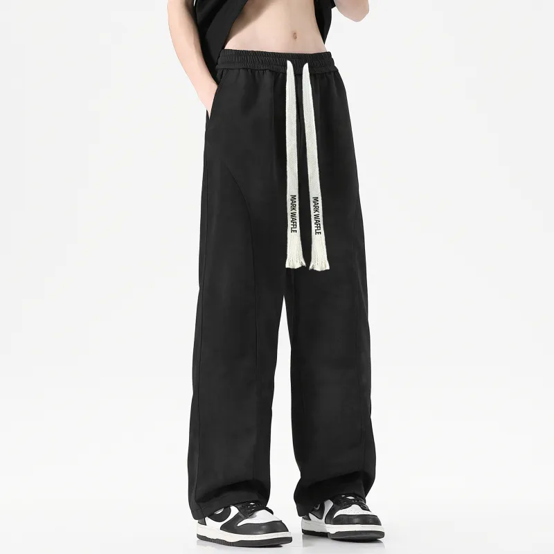 MARK WAFFLE Knitted Sweatpants Unisex-2