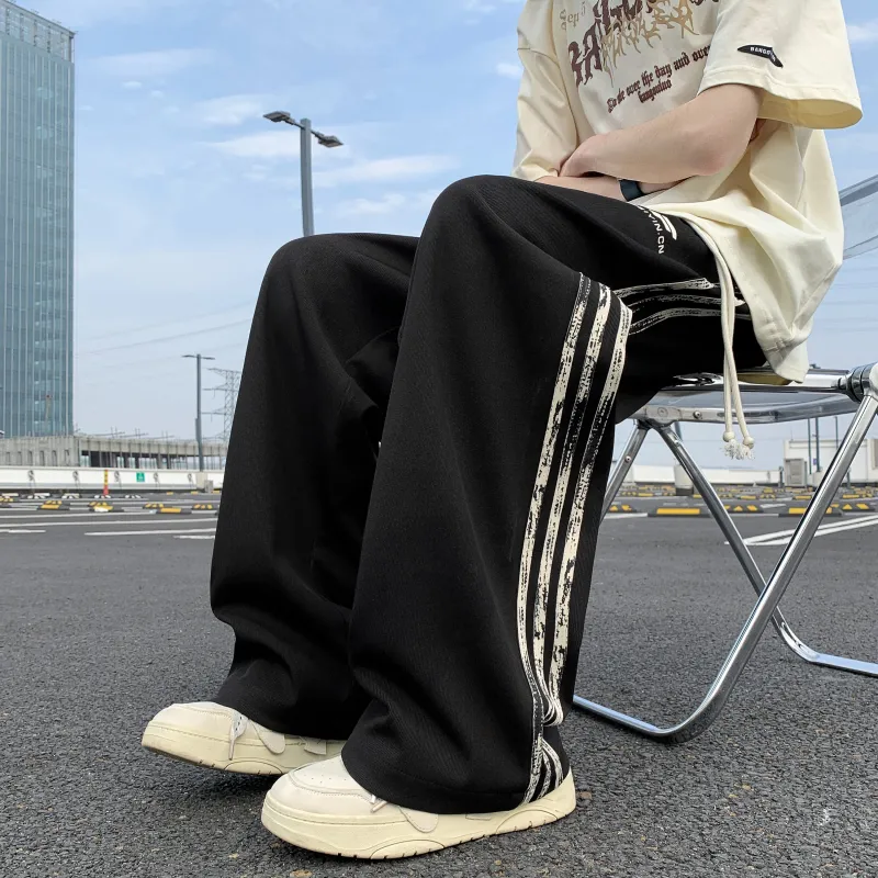 MARK WAFFLE Knitted Sweatpants Unisex-9