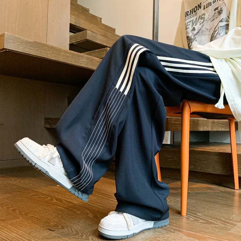 MARK WAFFLE Knitted Sports Pants Unisex-11
