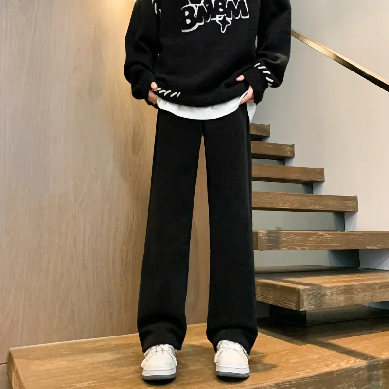 MARK WAFFLE Casual Pants Unisex-1