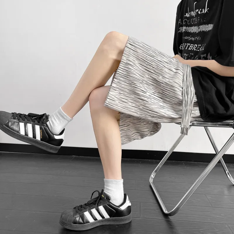 MARK WAFFLE Casual Shorts Unisex-5