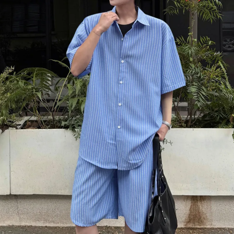 MARK WAFFLE Shirt Matching Set Unisex-10