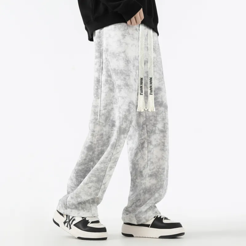 MARK WAFFLE Knitted Sweatpants Unisex-3