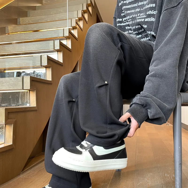 MARK WAFFLE Casual Pants Unisex-11