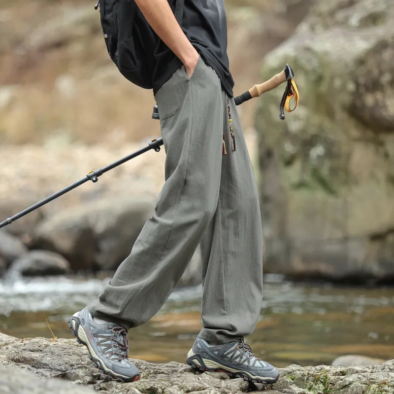 MARK WAFFLE Casual Pants Unisex-19
