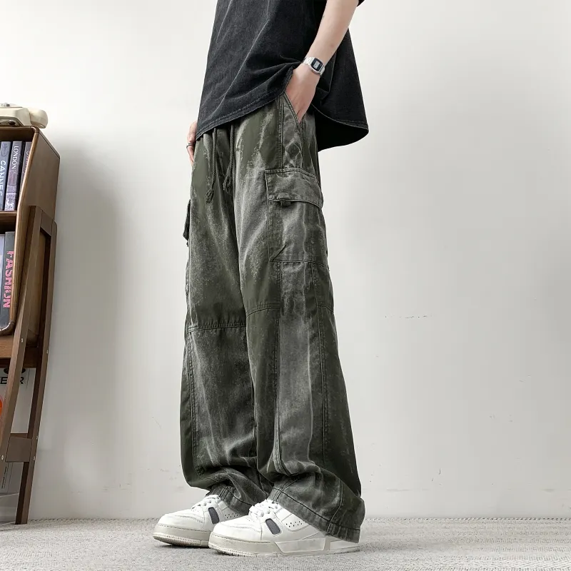 MARK WAFFLE Casual Pants Unisex-12