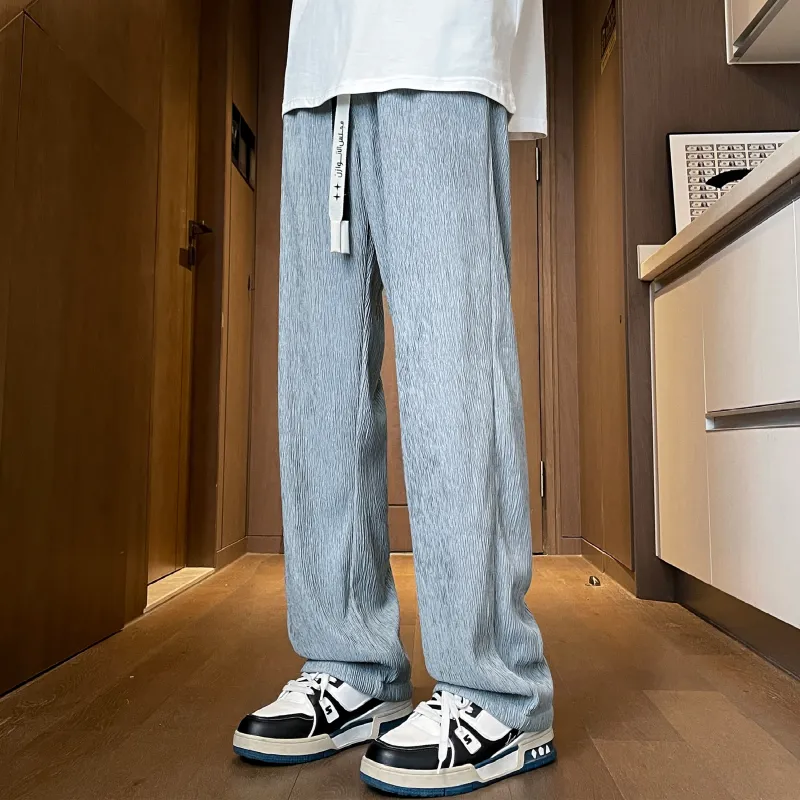 MARK WAFFLE Knitted Sweatpants Unisex-1