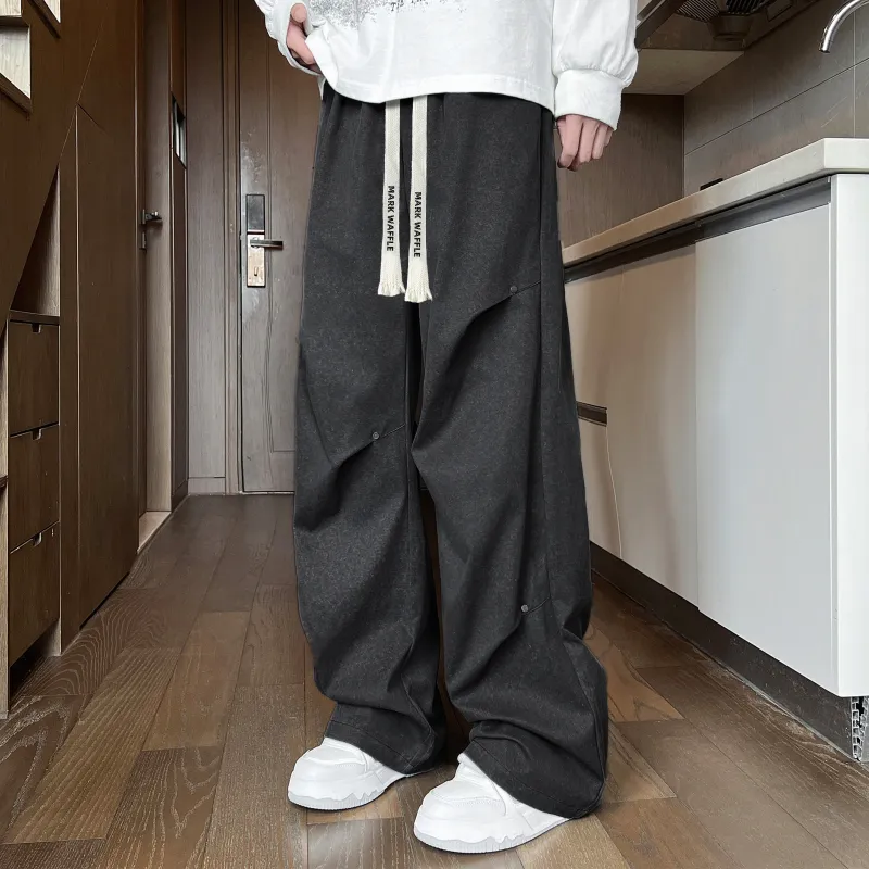 MARK WAFFLE Casual Pants Unisex-9