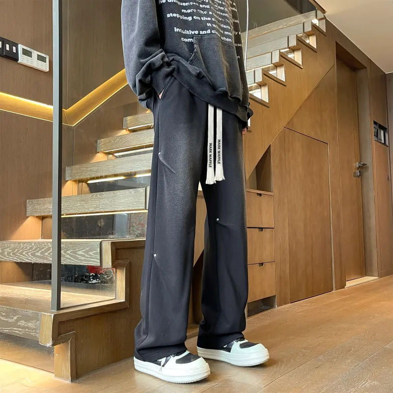 MARK WAFFLE Casual Pants Unisex-10