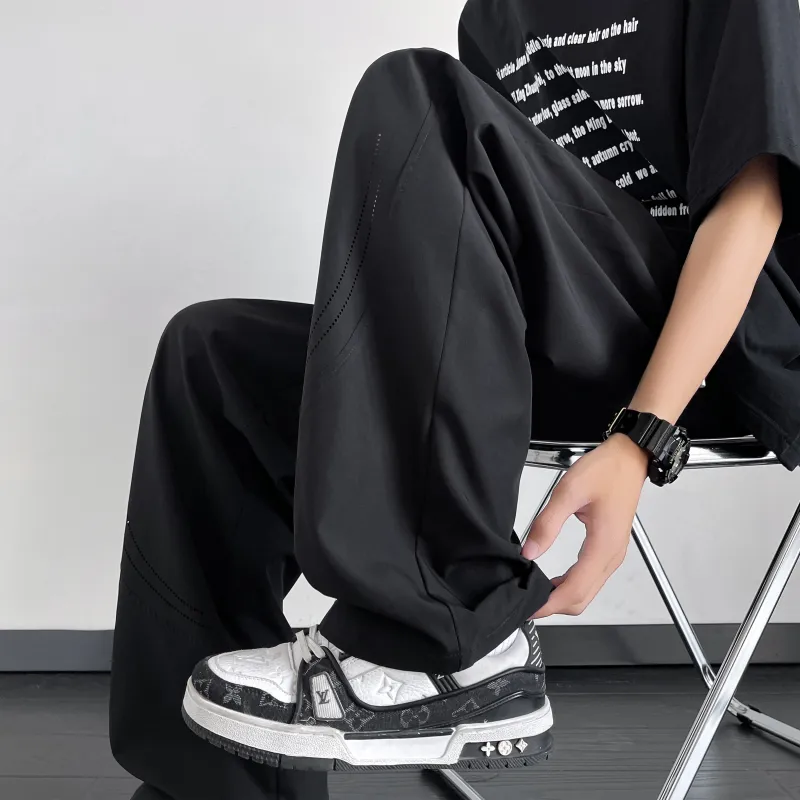 MARK WAFFLE Knitted Sweatpants Unisex-29