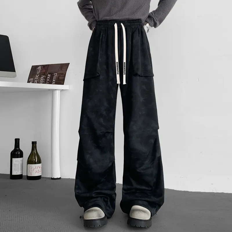 MARK WAFFLE Knitted Sweatpants Unisex-15