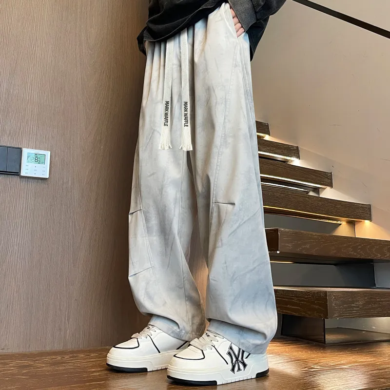 MARK WAFFLE Knitted Sweatpants Unisex-9