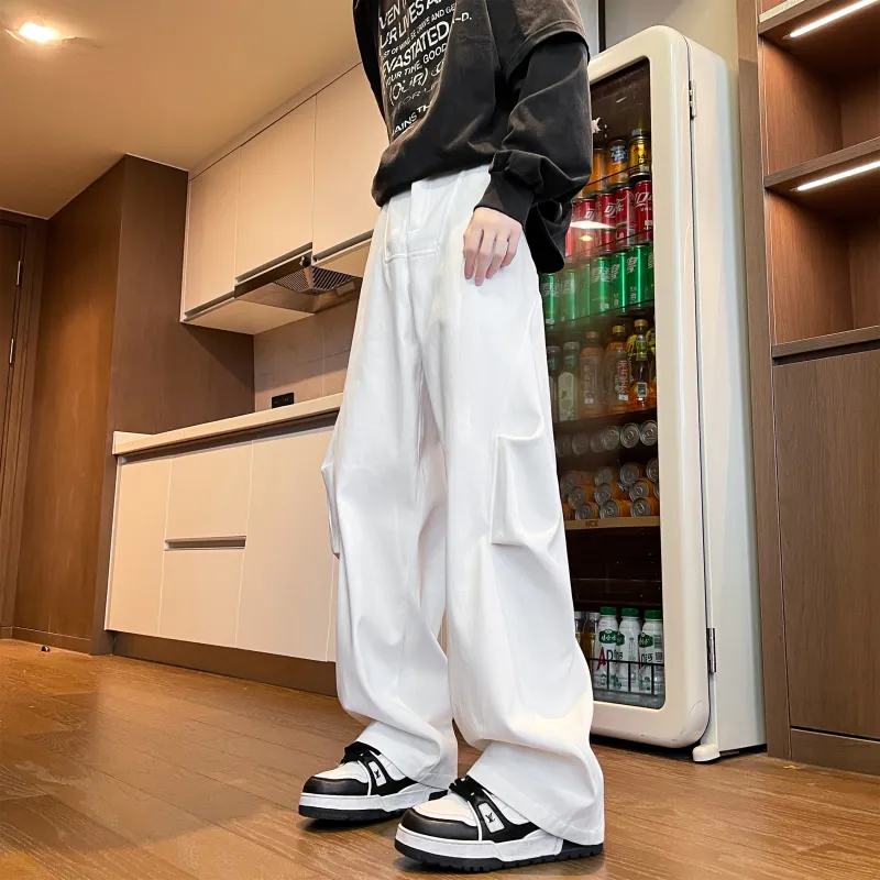 MARK WAFFLE Casual Pants Unisex-12