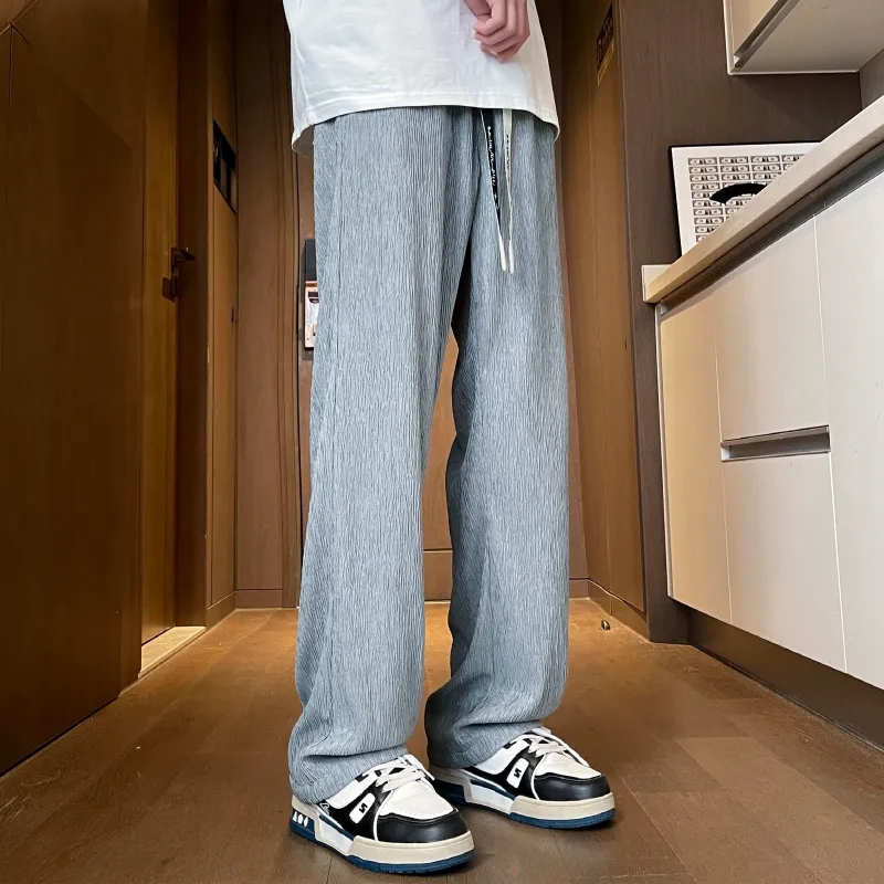 MARK WAFFLE Knitted Sweatpants Unisex-3