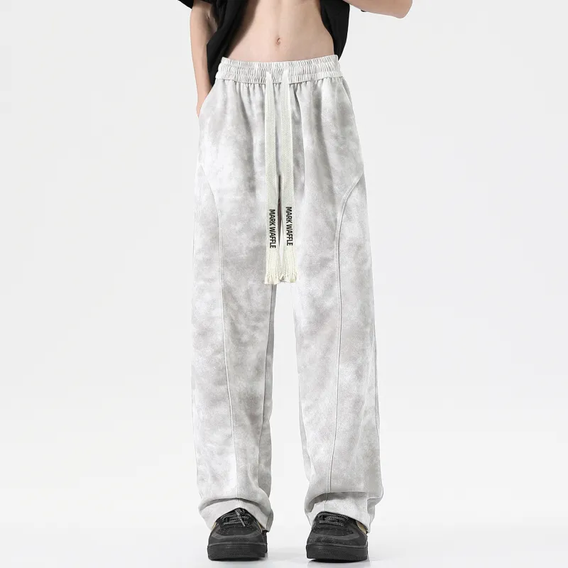 MARK WAFFLE Knitted Sweatpants Unisex-7