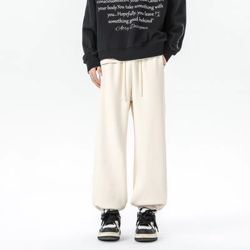 MARK WAFFLE Knitted Sports Pants Unisex-19