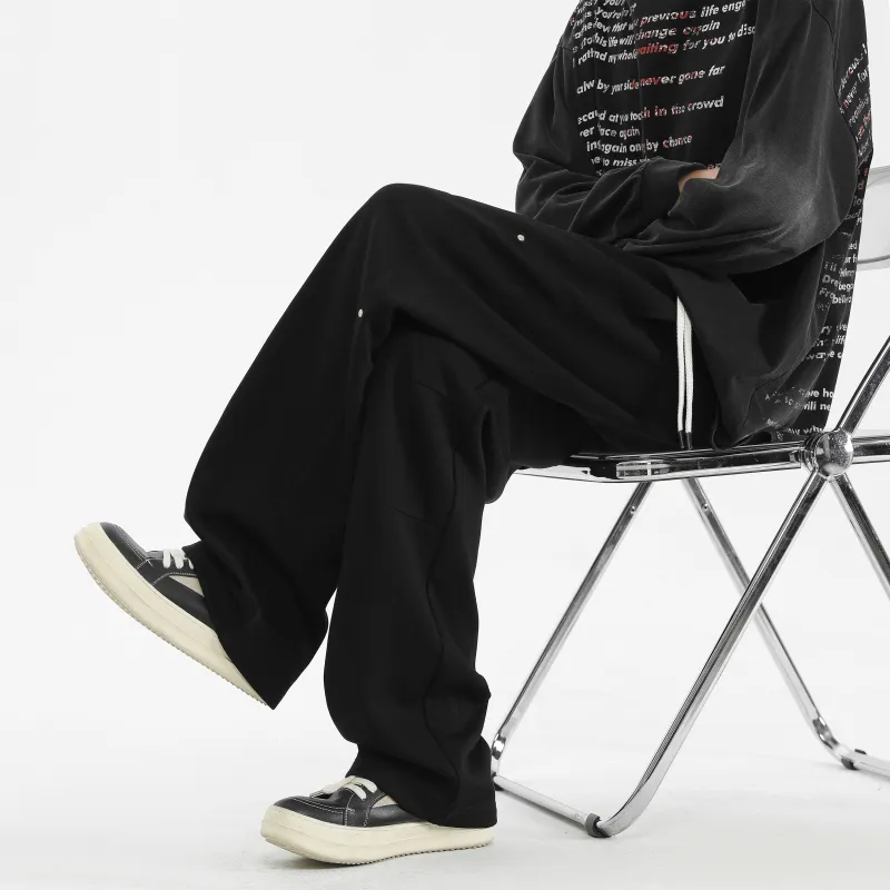 MARK WAFFLE Knitted Sweatpants Unisex-4
