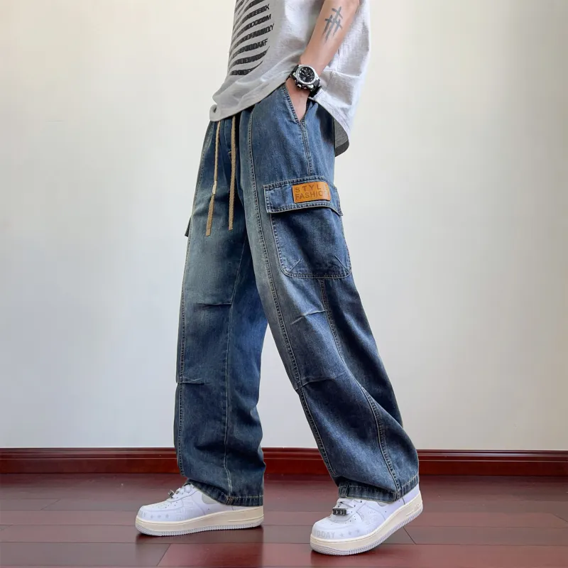 MARK WAFFLE Jeans Unisex-13
