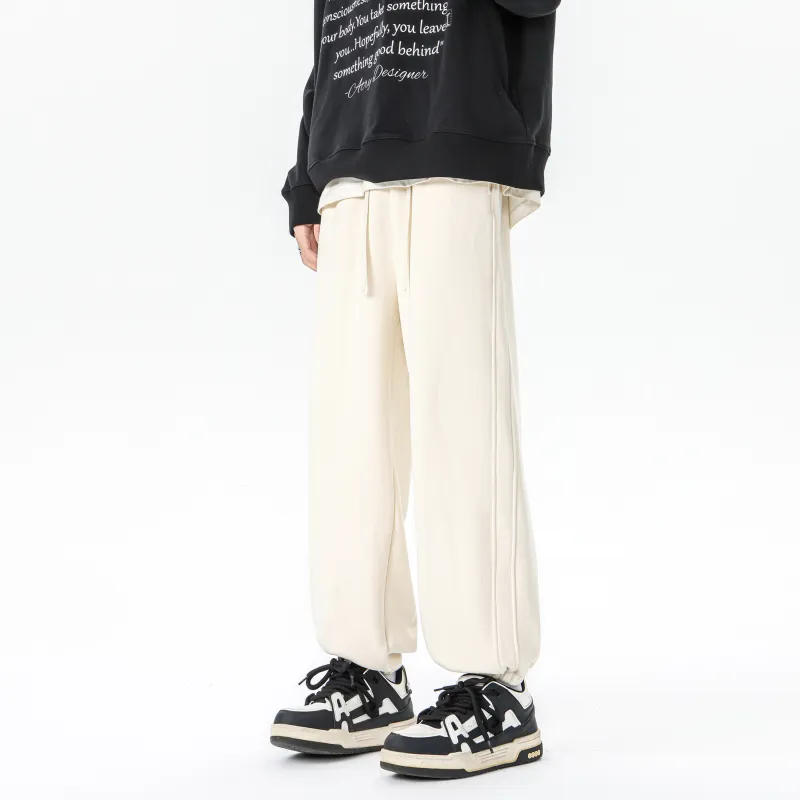 MARK WAFFLE Knitted Sports Pants Unisex-20