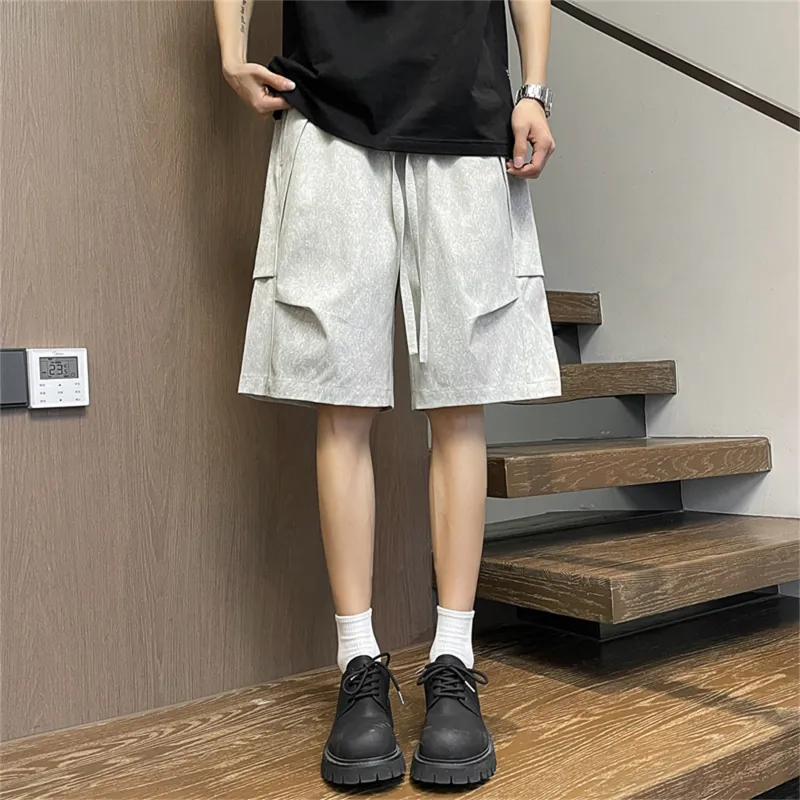 MARK WAFFLE Casual Shorts Unisex-14