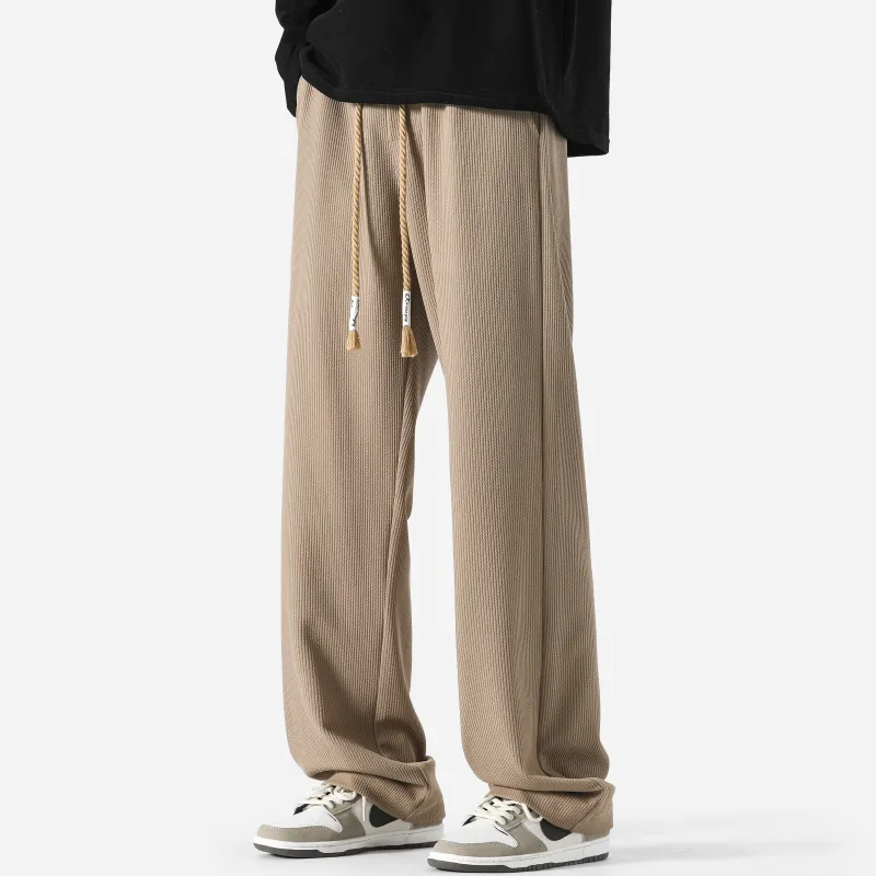 MARK WAFFLE Knitted Sweatpants Unisex-2