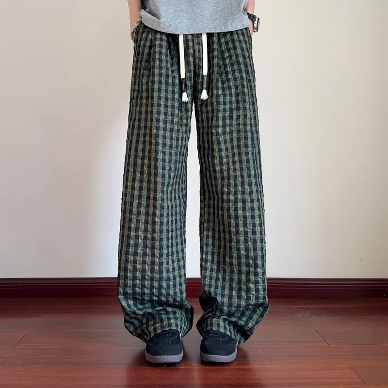 MARK WAFFLE Casual Pants Unisex-1