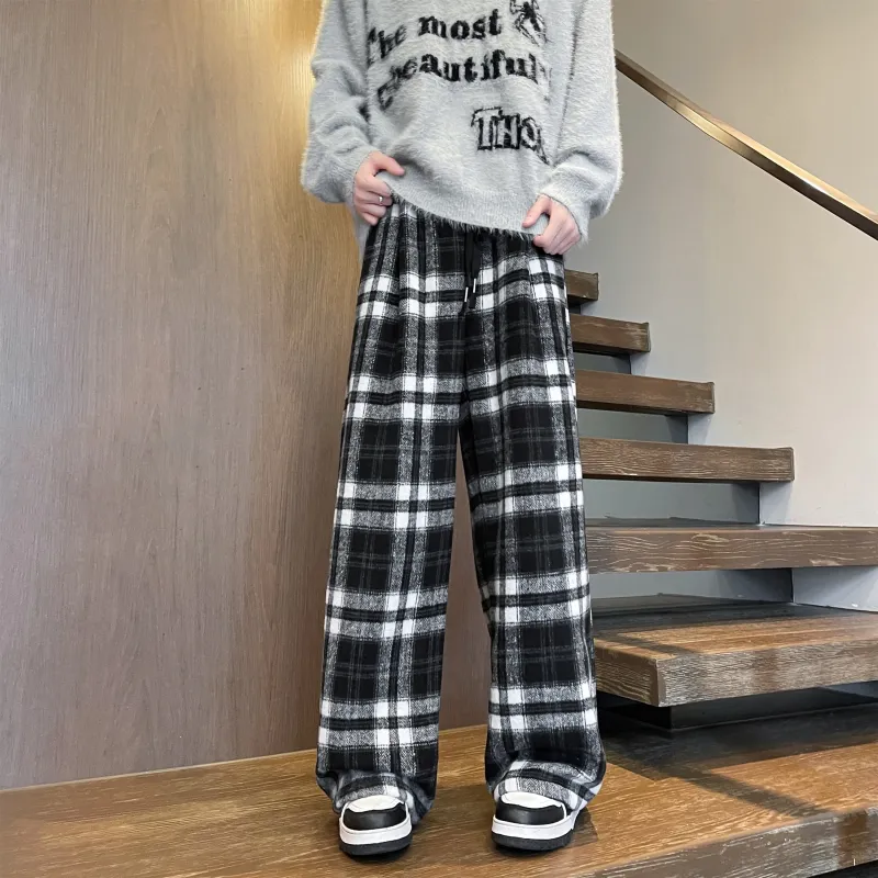 MARK WAFFLE Casual Pants Unisex-1