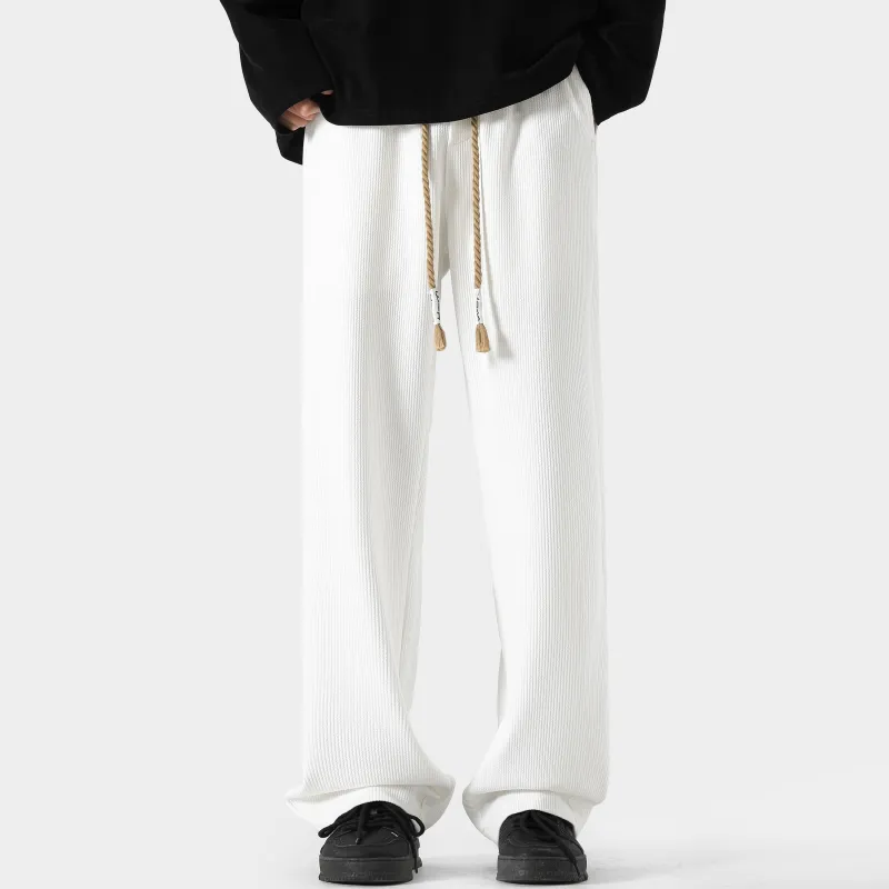 MARK WAFFLE Knitted Sweatpants Unisex-5