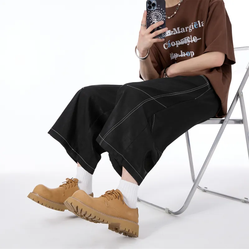 MARK WAFFLE Casual Shorts Unisex-11