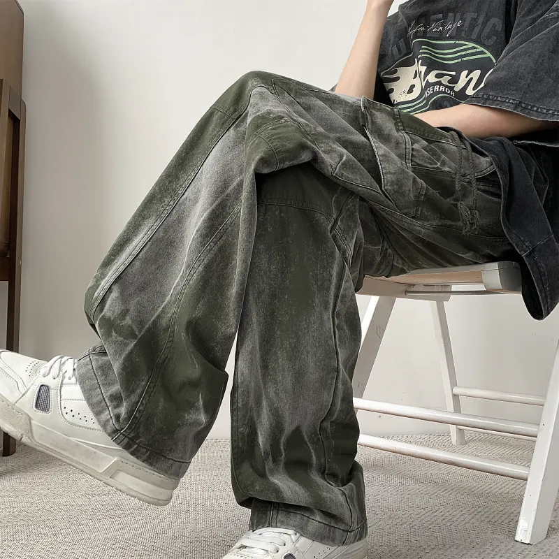 MARK WAFFLE Casual Pants Unisex-15