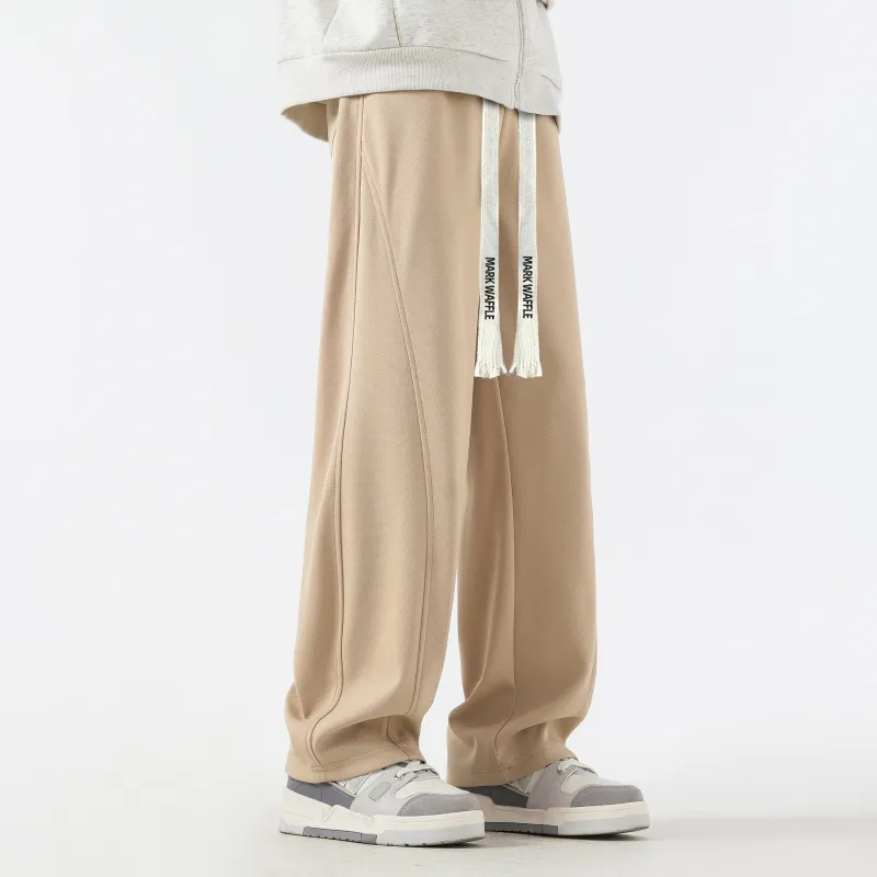 MARK WAFFLE Knitted Sweatpants Unisex-15