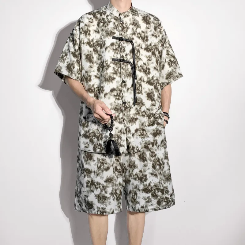 MARK WAFFLE Shirt Matching Set Unisex-4