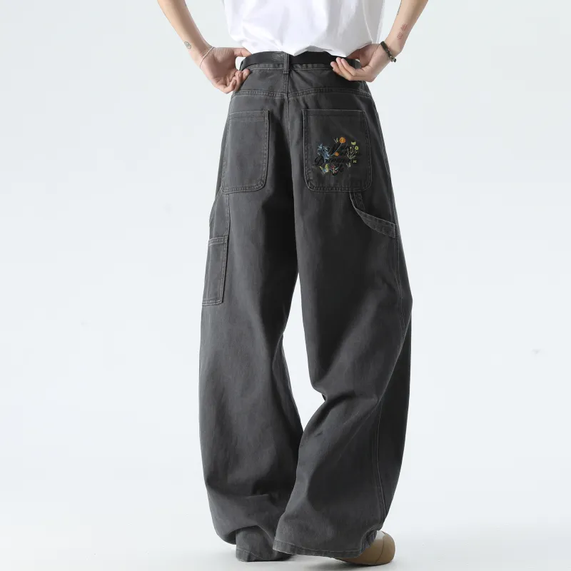 MARK WAFFLE Casual Pants Unisex-9