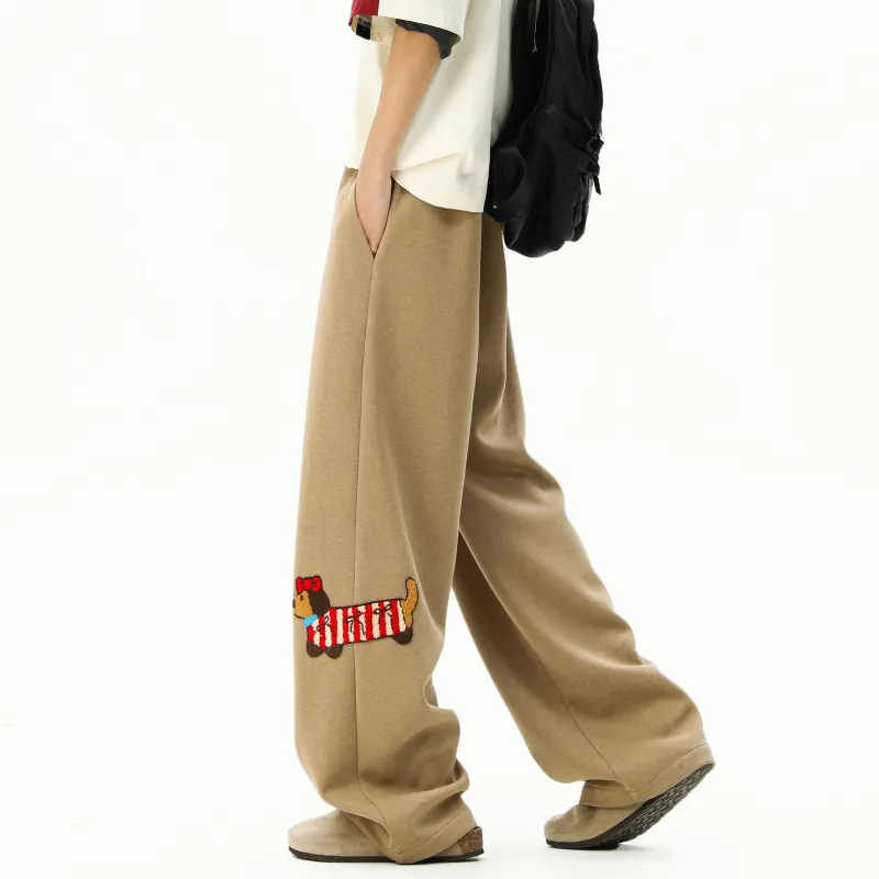 MARK WAFFLE Knitted Sweatpants Unisex-1