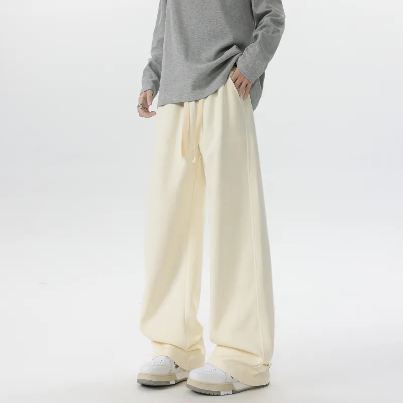 MARK WAFFLE Knitted Sweatpants Unisex-21