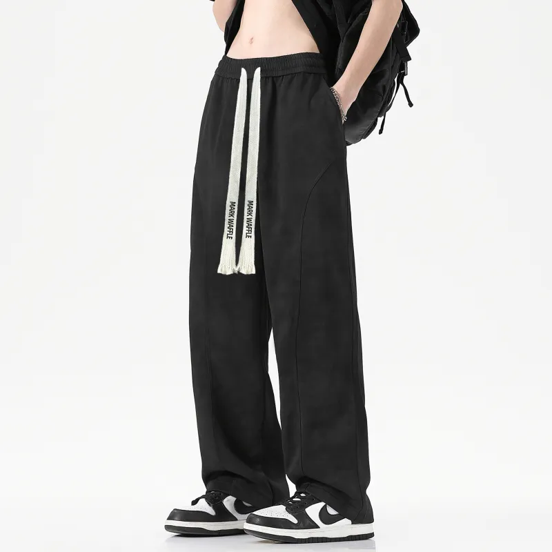 MARK WAFFLE Knitted Sweatpants Unisex-4