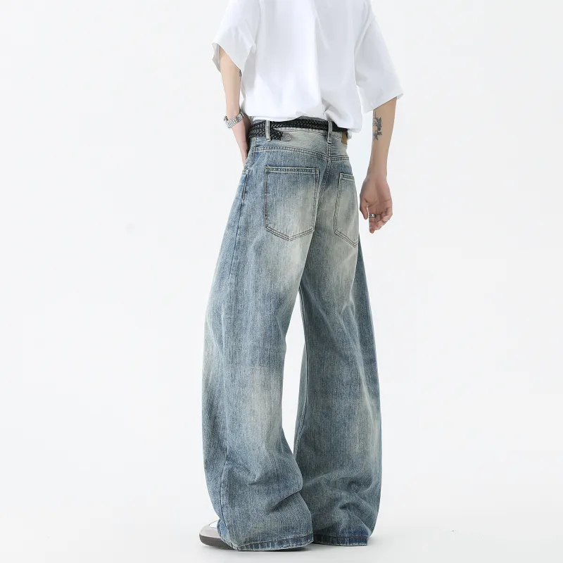 MARK WAFFLE Jeans Unisex Blue-7