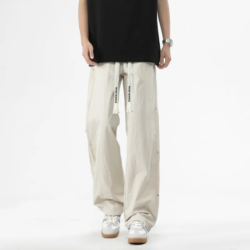 MARK WAFFLE Casual Pants Unisex-14