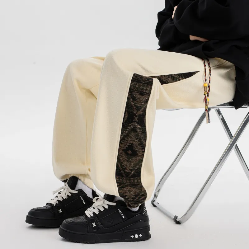 MARK WAFFLE Knitted Sports Pants Unisex-17