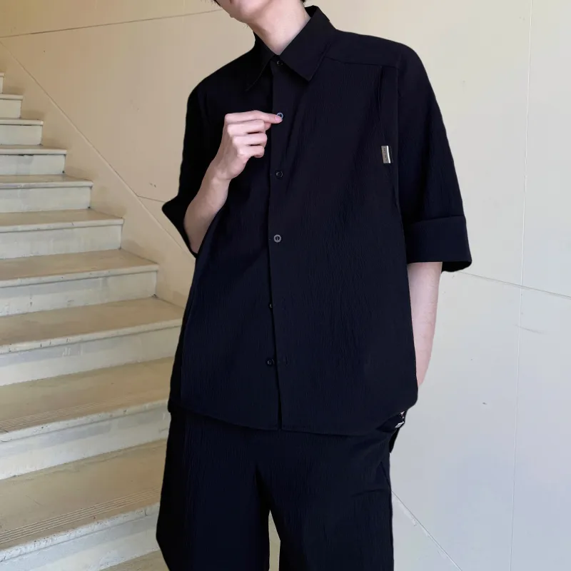 MARK WAFFLE Shirt Matching Set Unisex-6