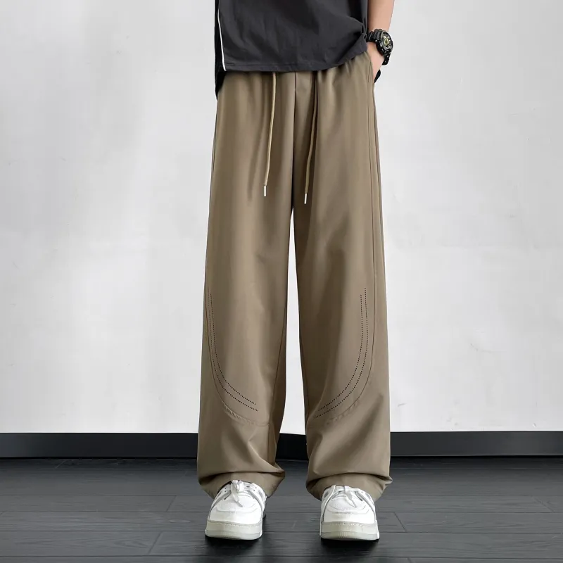 MARK WAFFLE Knitted Sweatpants Unisex-1