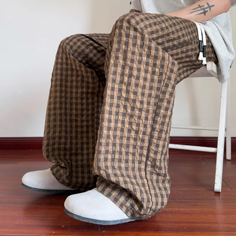 MARK WAFFLE Casual Pants Unisex-6