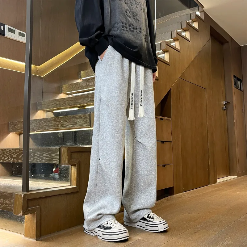 MARK WAFFLE Casual Pants Unisex-6