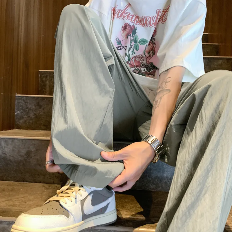 MARK WAFFLE Casual Pants Unisex-20