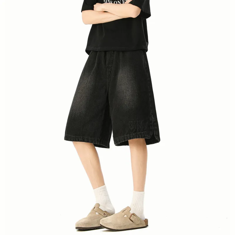 MARK WAFFLE Denim Shorts Unisex-6