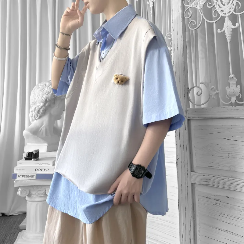 MARK WAFFLE Polo Shirts Unisex-5